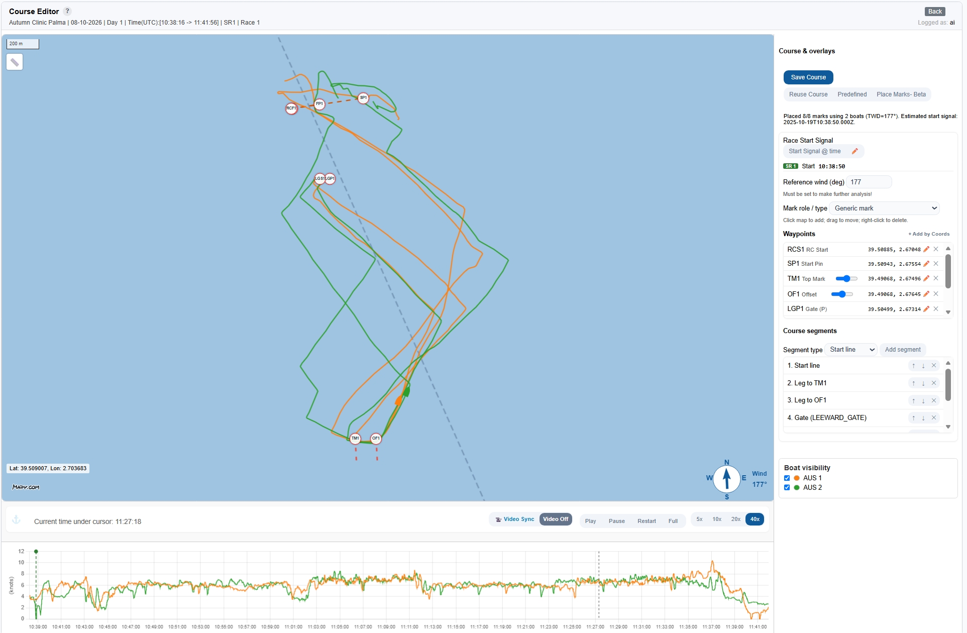 Course Definitions: Setting the Race Geometry